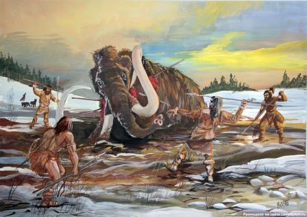 Американские индейцы кловис охотились на древних слонов
