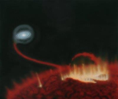 Астрофизики увидели вспышку на красном гиганте mira