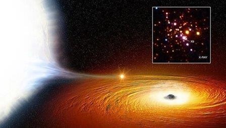 Астрономы открыли первую звезду, вращающуюся вокруг черной дыры