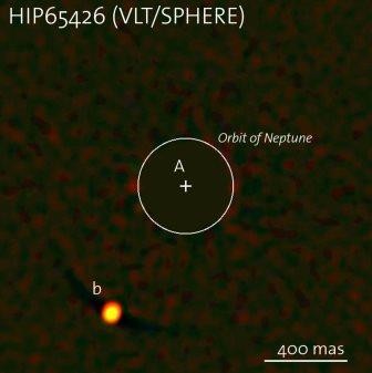 Астрономы получили изображение супер-юпитера