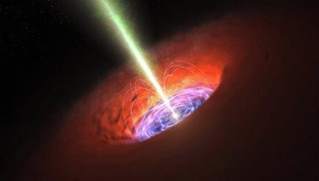 Астрономы раскрыли секрет «пушистости» хвостов черных дыр