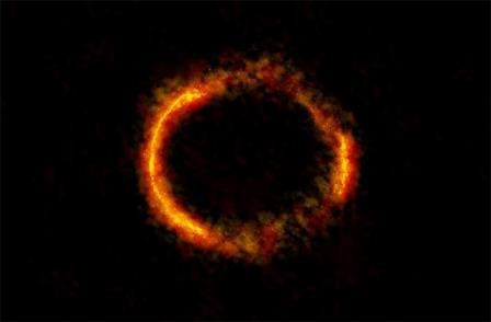 Астрономы сфотографировали «кольцо эйнштейна»