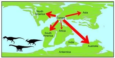Динозавры спасались бегством из меловой европы