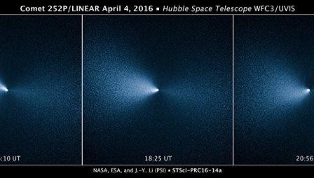 «Хаббл» сфотографировал комету, танцующую «тверк»