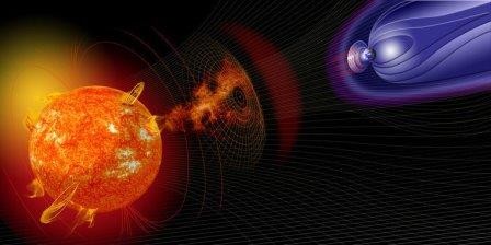 Мощные магнитные бури после вспышек на солнце могут быть очень опасны