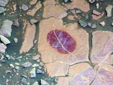 На марсе найден минерал гематит