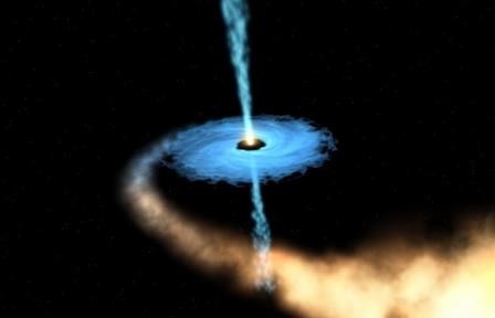 Nasa предполагает, что обнаружен «отсвет» слияния черных дыр