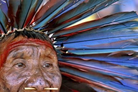 Племя бразильских индейцев вступило первый раз в контакт с цивилизацией