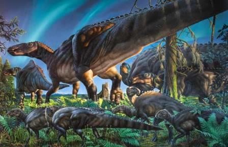 По меловой аляске рыскали стада динозавров