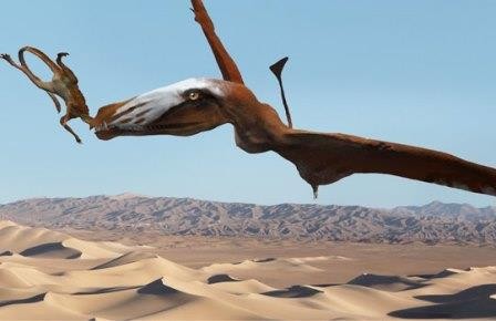 Птерозавра-дракулу представили ученым к хэллоуину