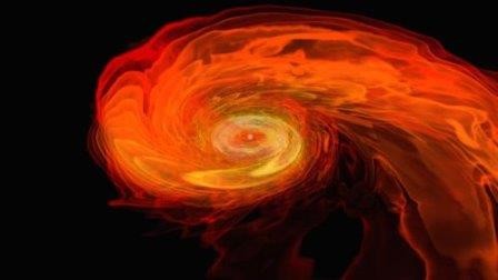 Столкновение нейтронных звезд приводит к рождению черных дыр. видео