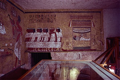 Тайные комнаты обнаружены в гробнице тутанхамона