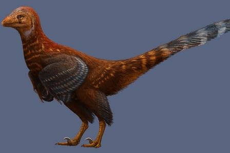 У динозавра нашли современные перья