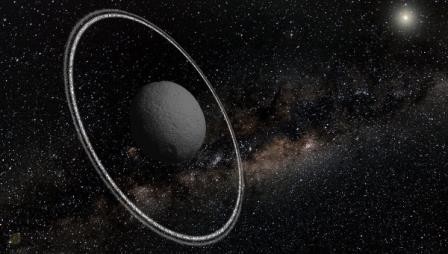 У гигантского астероида найдена система колец