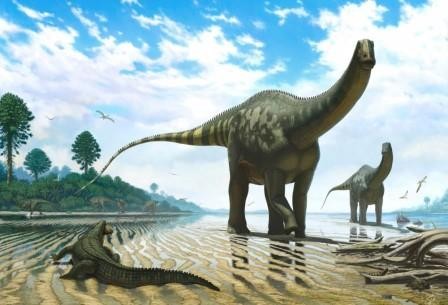 Ученые нашли в канаде тропу динозавров