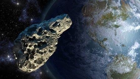 Вчера днем мимо земли пролетел 500-метровый астероид