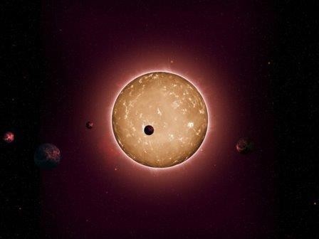Вокруг звезды созвездия лиры вращается пять планет