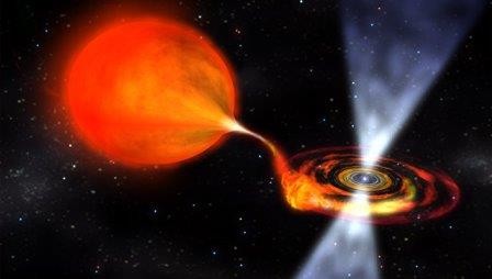Впервые зарегистрировано радиоизлучение рентгеновского аккрецирующего пульсара