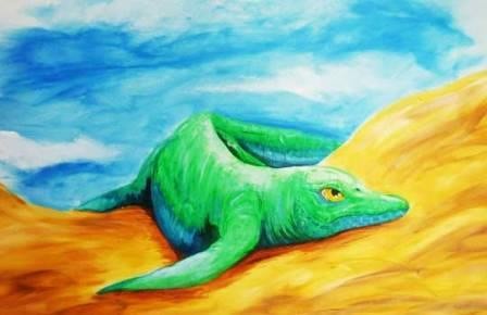 Земноводный ихтиозавр из китая заполнил важный пробел геологической летописи